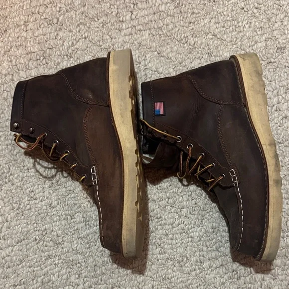 Danner Men's Dark Brown Leather Boots - Picture 5 of 5